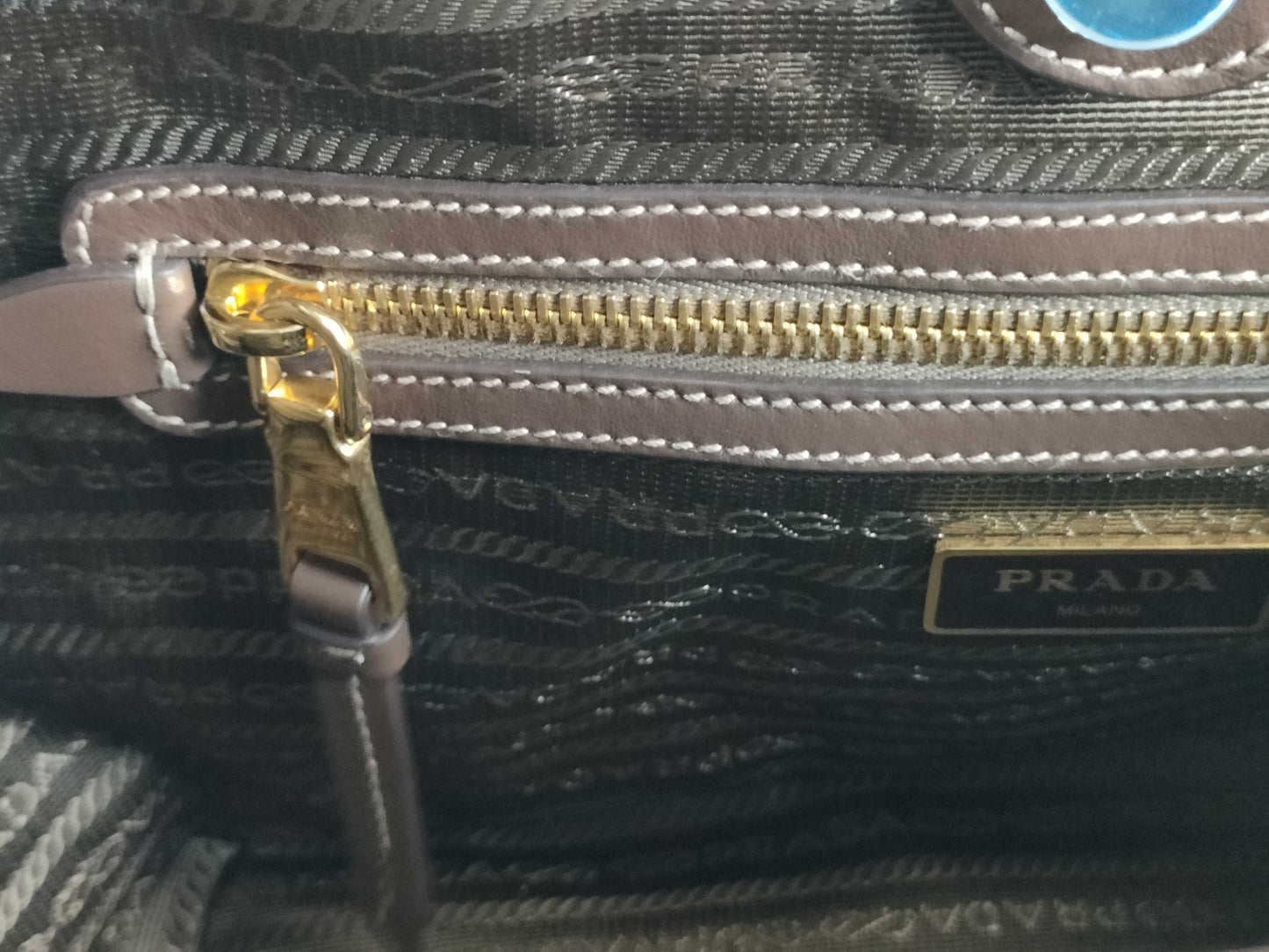 PRADA Logo Jacquard Bag 1BA172 Handbag