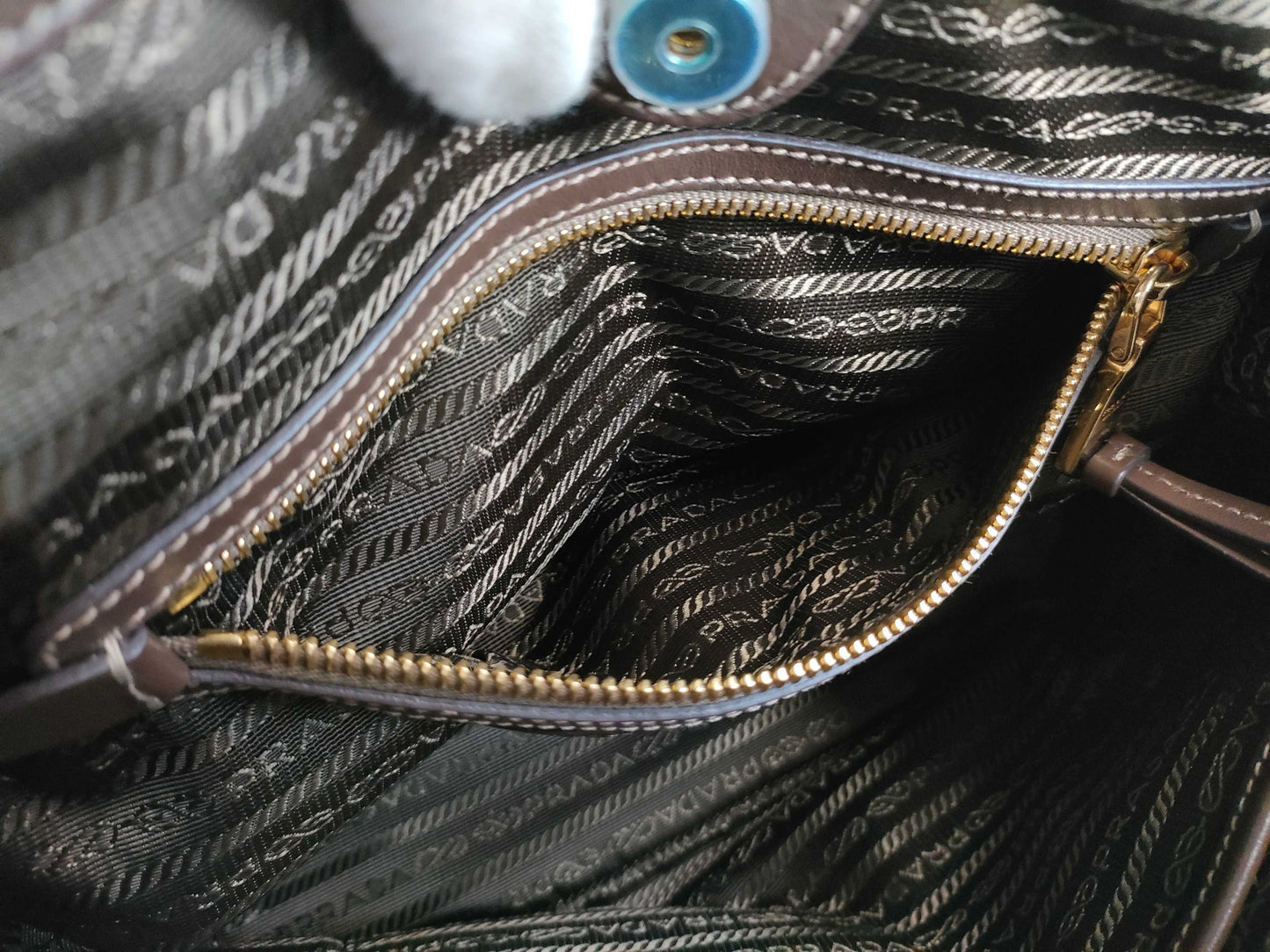 PRADA Logo Jacquard Bag 1BA172 Handbag