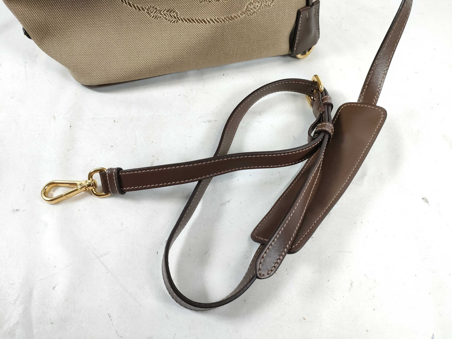 PRADA Logo Jacquard Bag 1BA172 Handbag