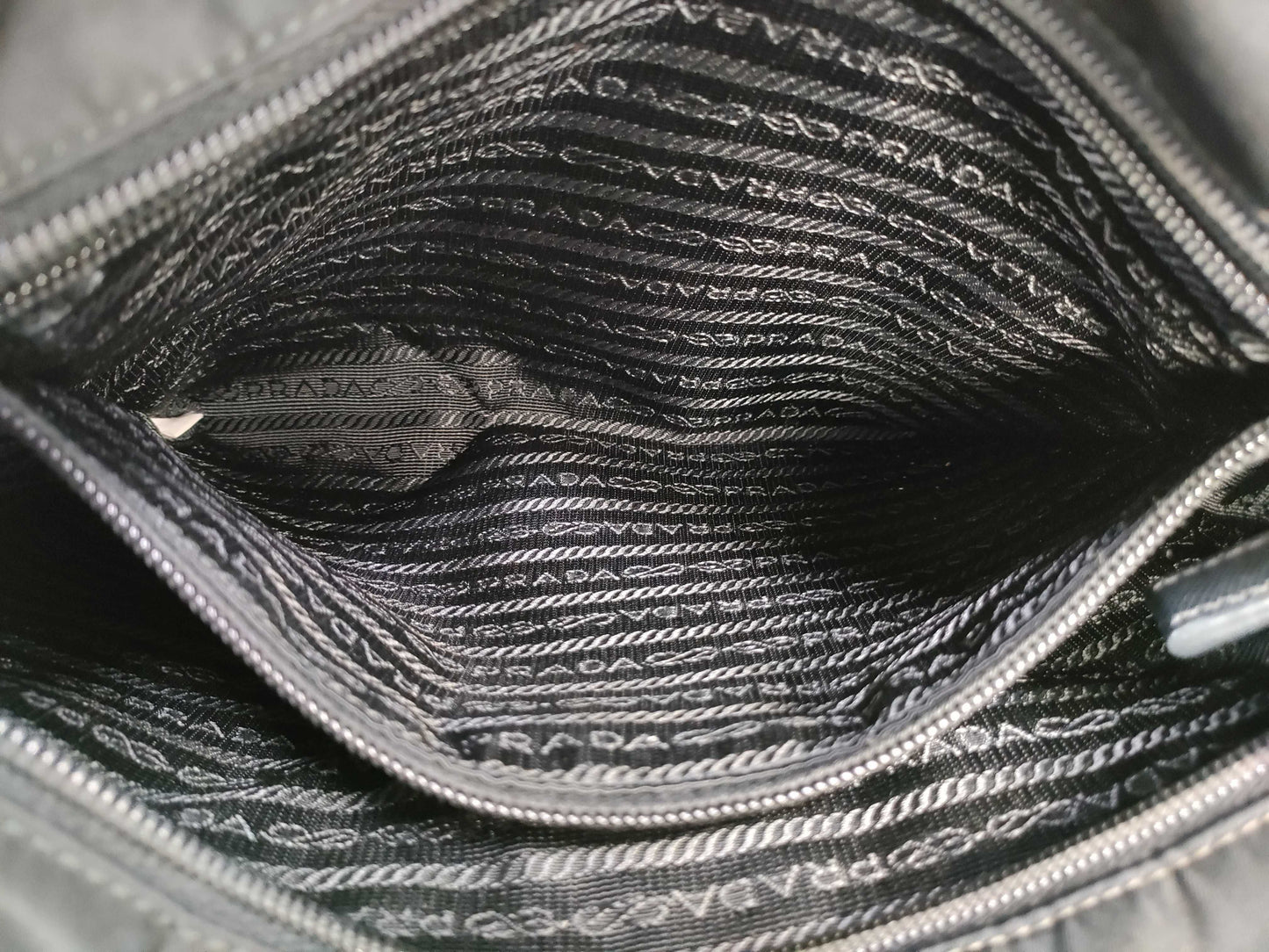 PRADA nylon one-shoulder adjustable shoulder bag