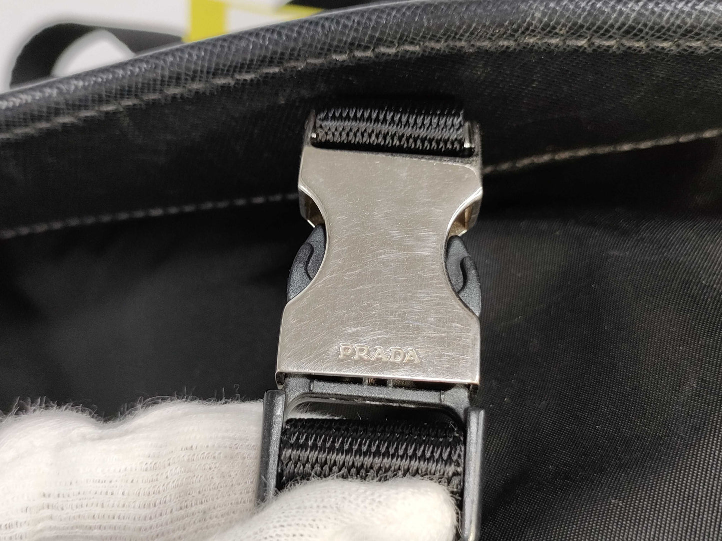 PRADA nylon one-shoulder adjustable shoulder bag