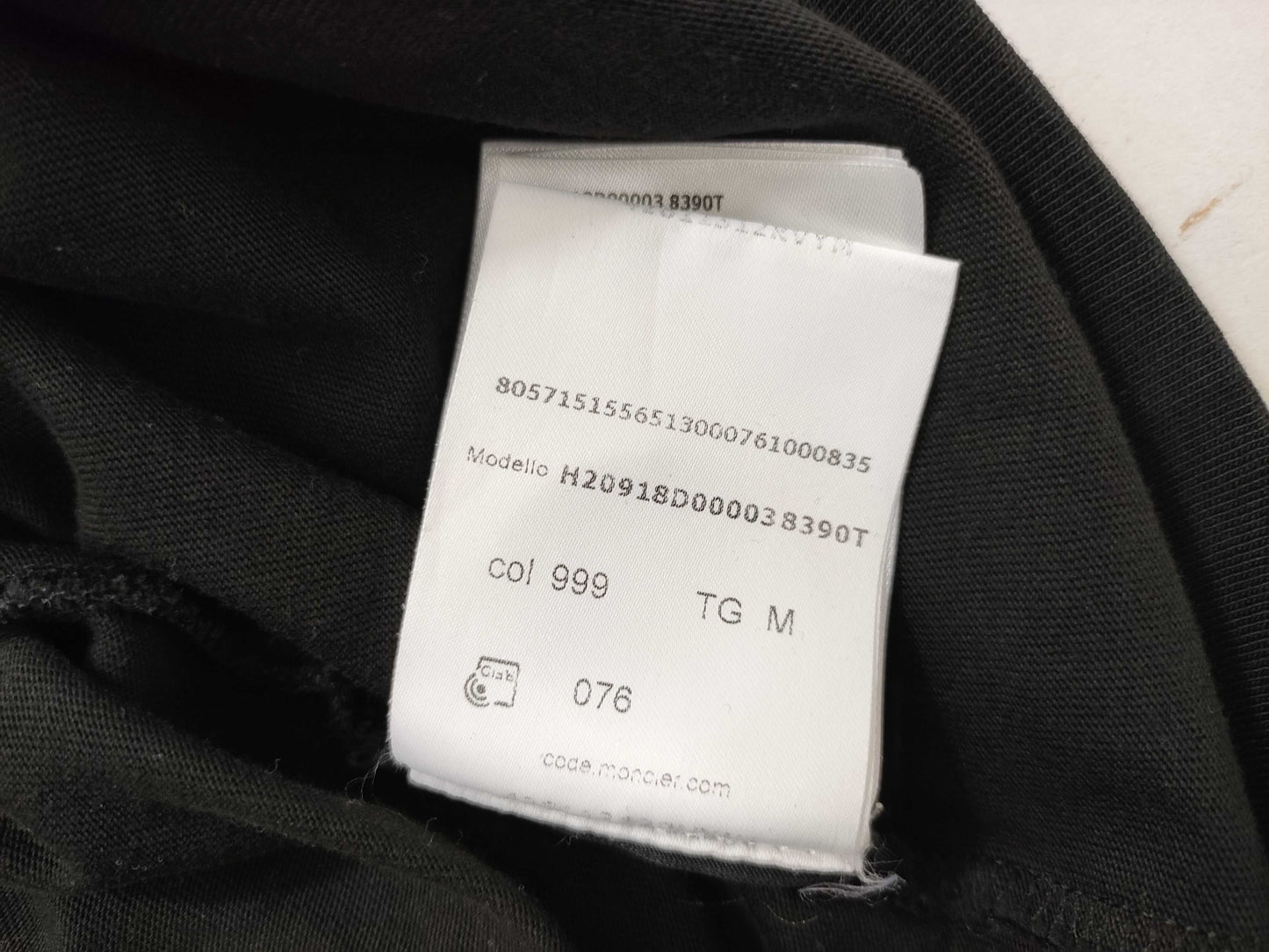 MONCLER Long T-shirt Black T-shirt
