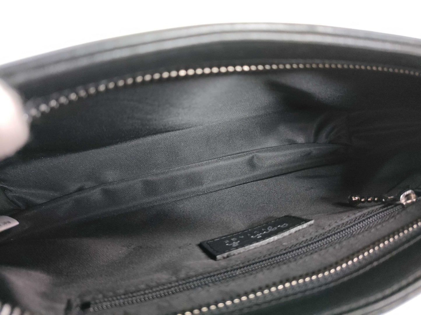 agnes b. one-shoulder leather shoulder bag
