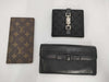 Louis Vuitton Monogram Wallet *1 / Gucci Jackie Wallet *1 / Ferragamo Wallet *1 / 3-Piece Designer Wallet Set