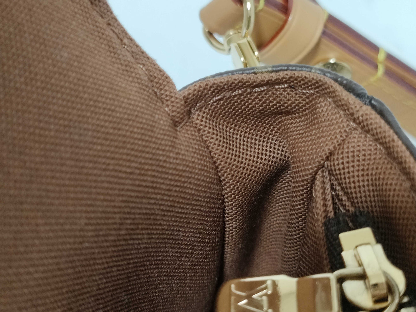 LOUIS VUITTON Monogram Ivy Wallet Chain M81911 RFID Enabled Shoulder Bag