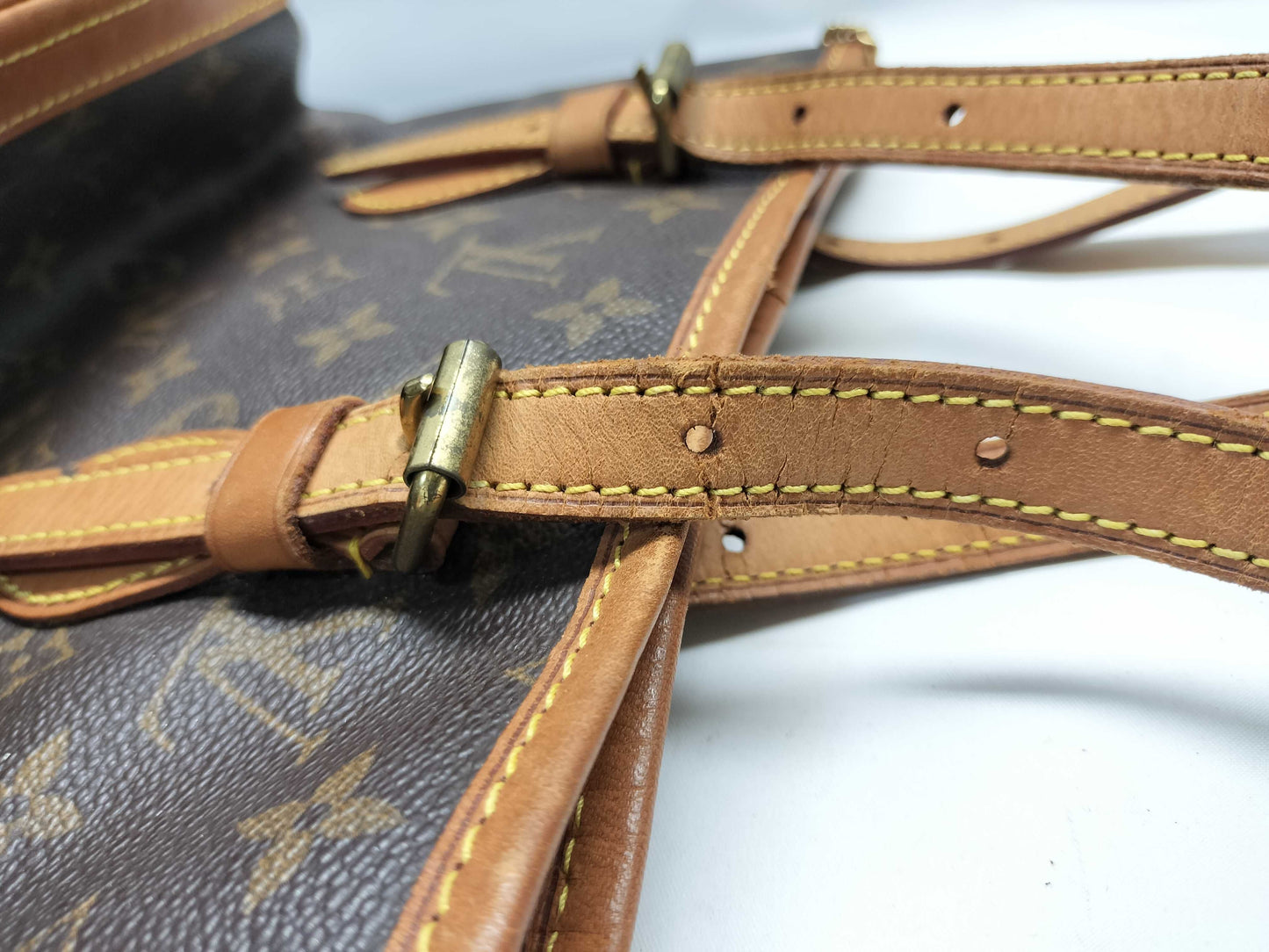 LOUIS VUITTON M42238 Monogram Bucket PM Shoulder Bag