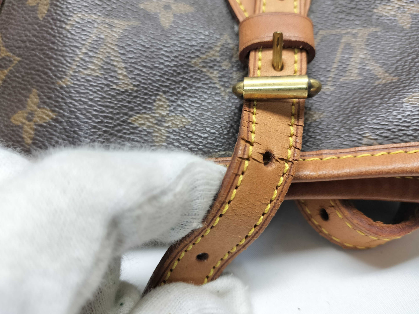LOUIS VUITTON M42238 Monogram Bucket PM Shoulder Bag