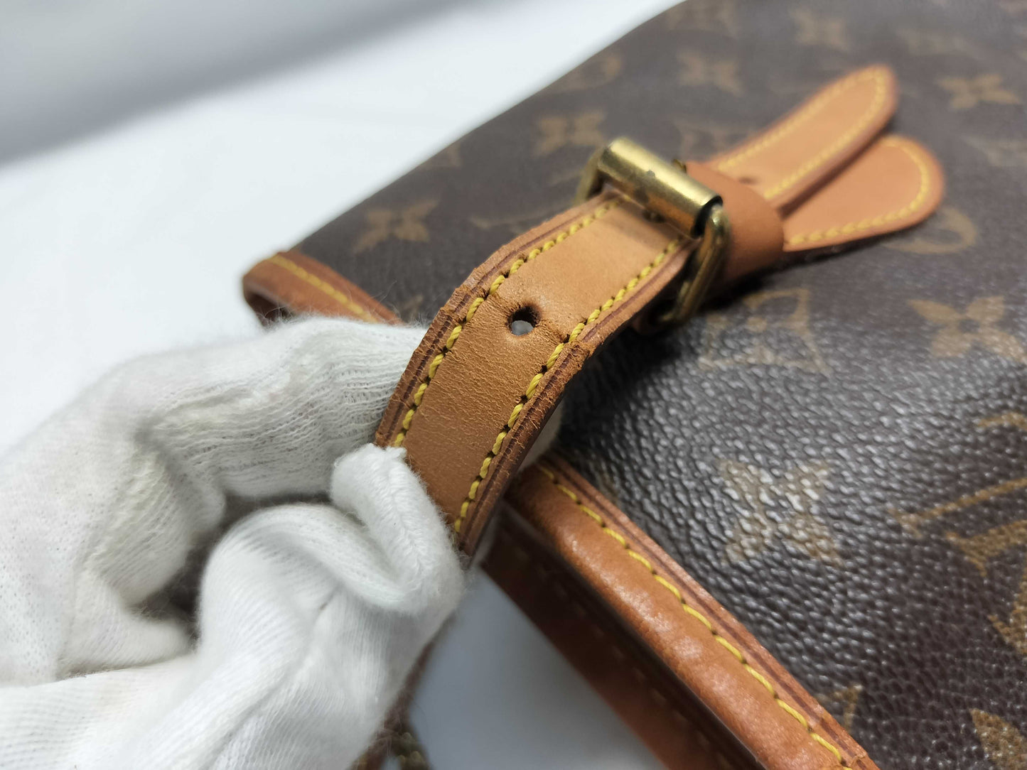 LOUIS VUITTON M42238 Monogram Bucket PM Shoulder Bag