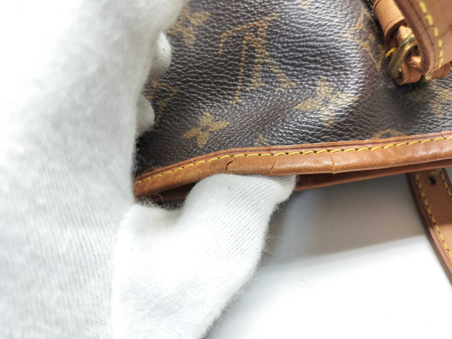 LOUIS VUITTON M42238 Monogram Bucket PM Shoulder Bag