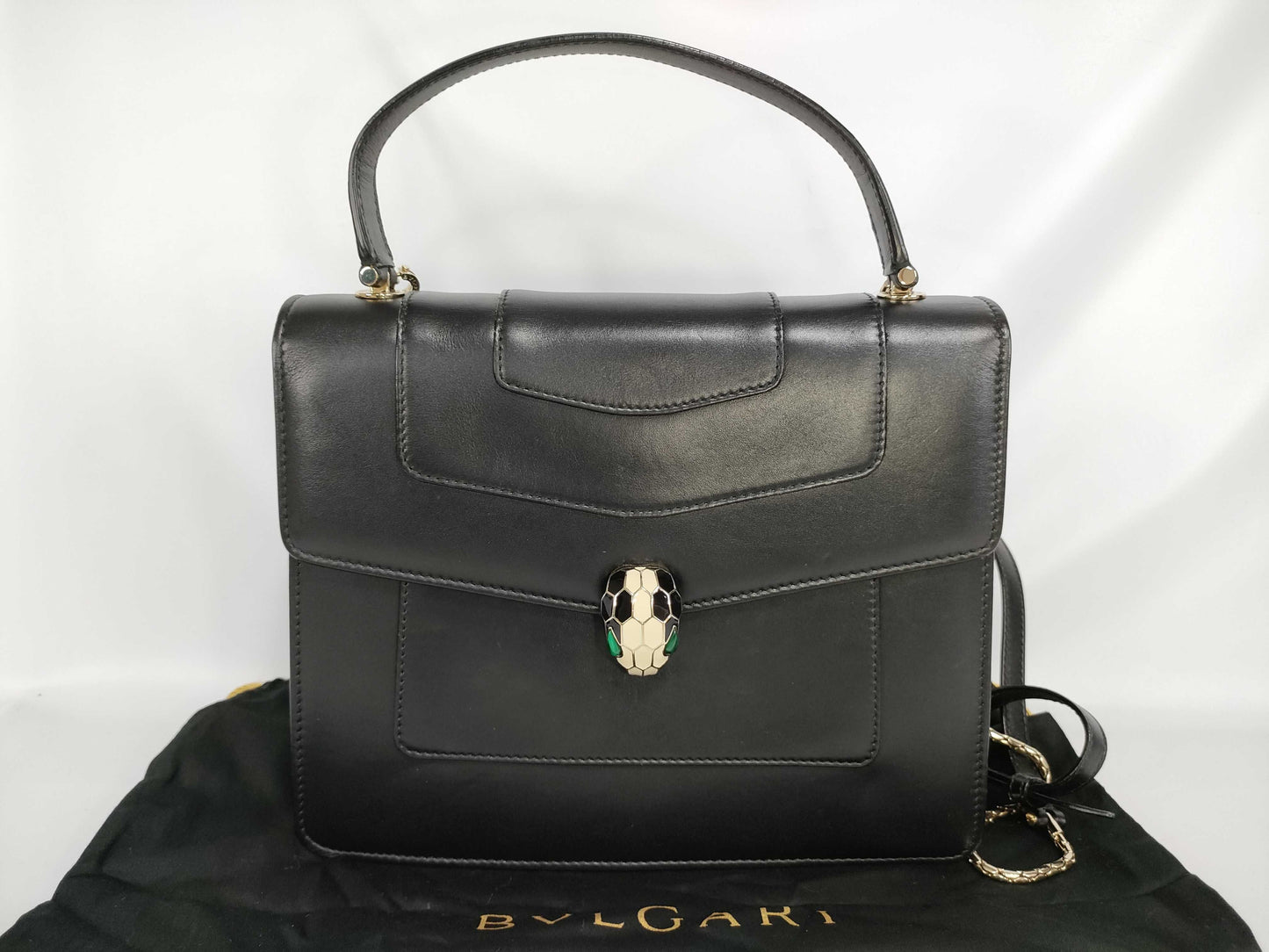 BVLGARI Hand Black Handbag