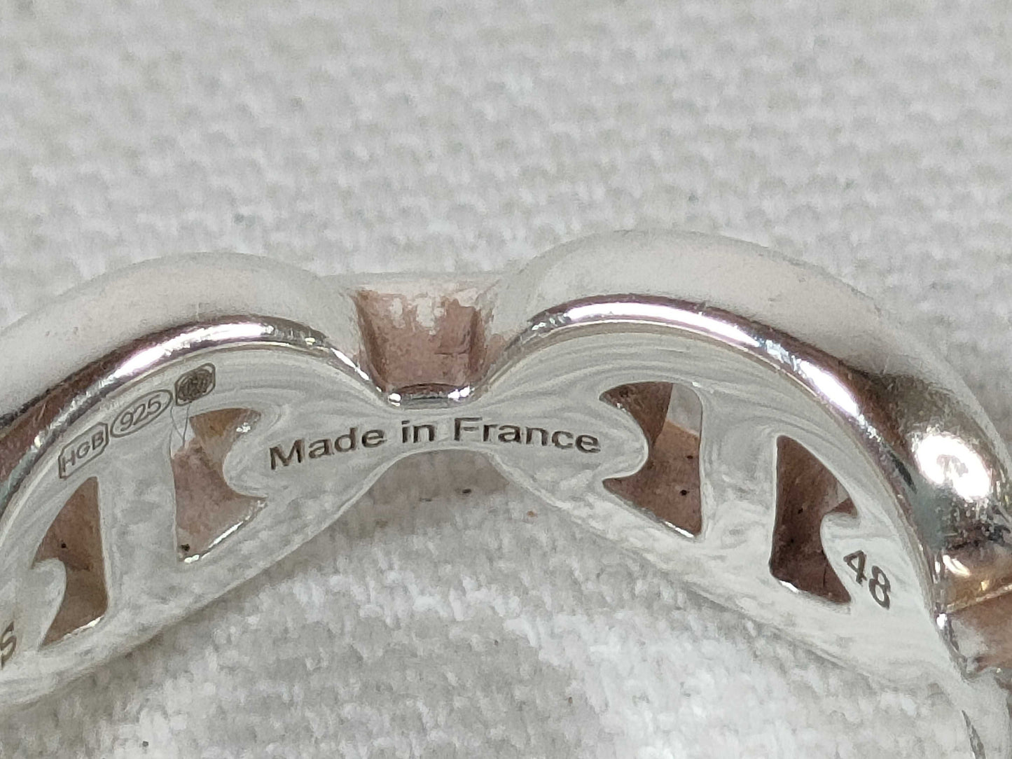 HERMES Chaine d'Ancre/Anchaine/48 5.6g Ring