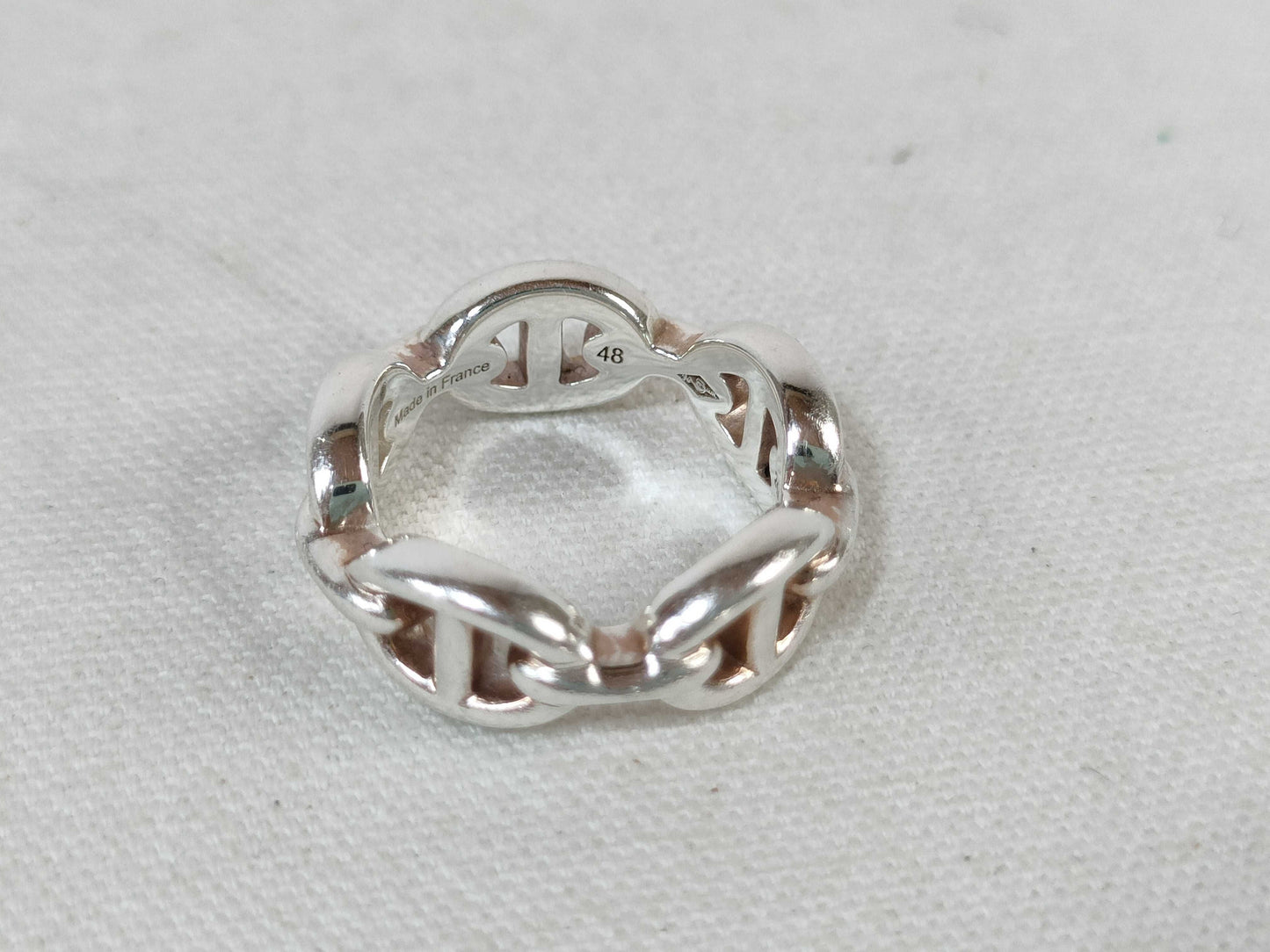 HERMES Chaine d'Ancre/Anchaine/48 5.6g Ring