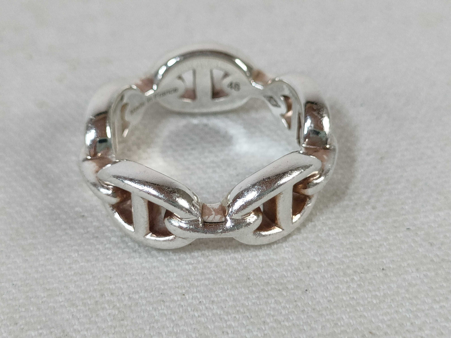 HERMES Chaine d'Ancre/Anchaine/48 5.6g Ring