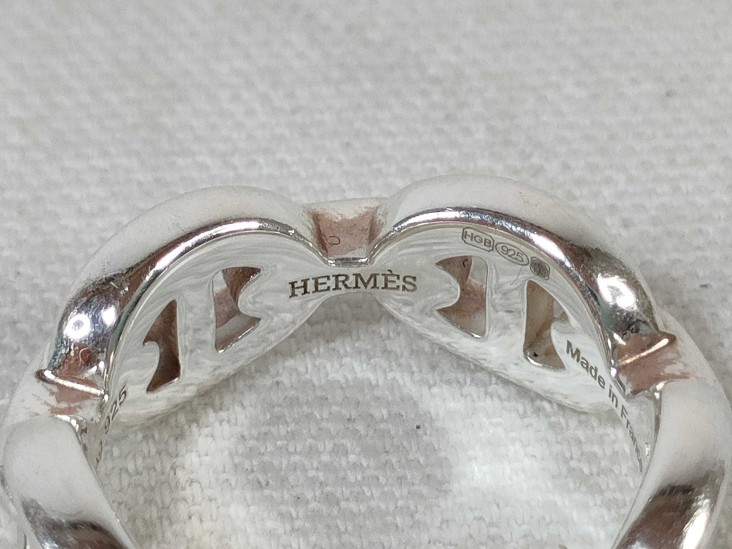 HERMES Chaine d'Ancre/Anchaine/48 5.6g Ring