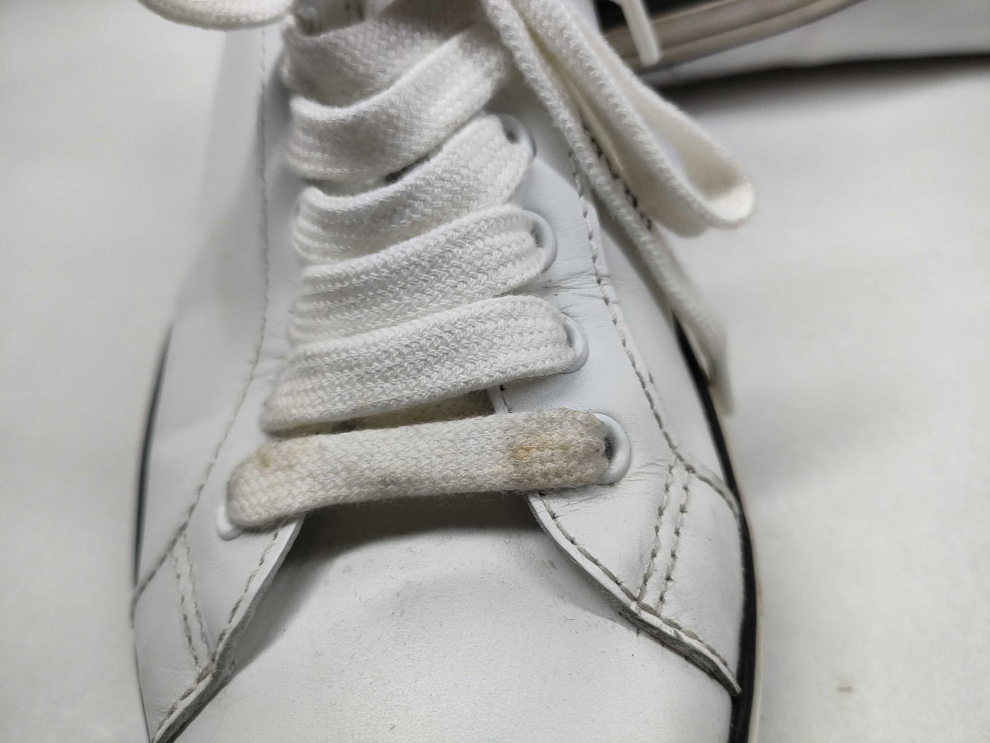 PRADA Men's Leather Logo Sneakers