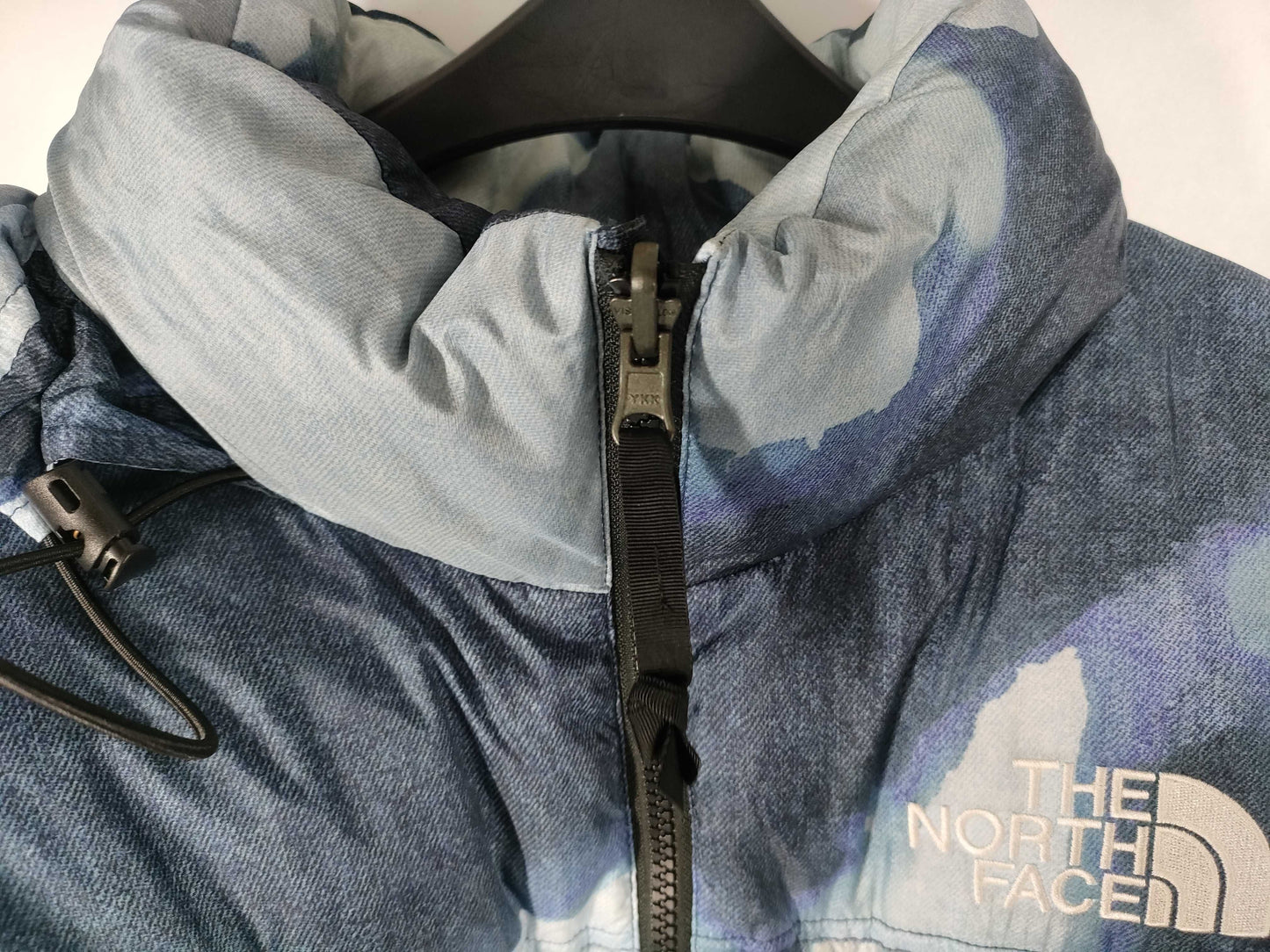 Supreme x The North Face collaboration bleached down jacket