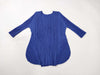 PLEATS PLEASE Pleats Please Top Blue 3/4 Sleeve Top
