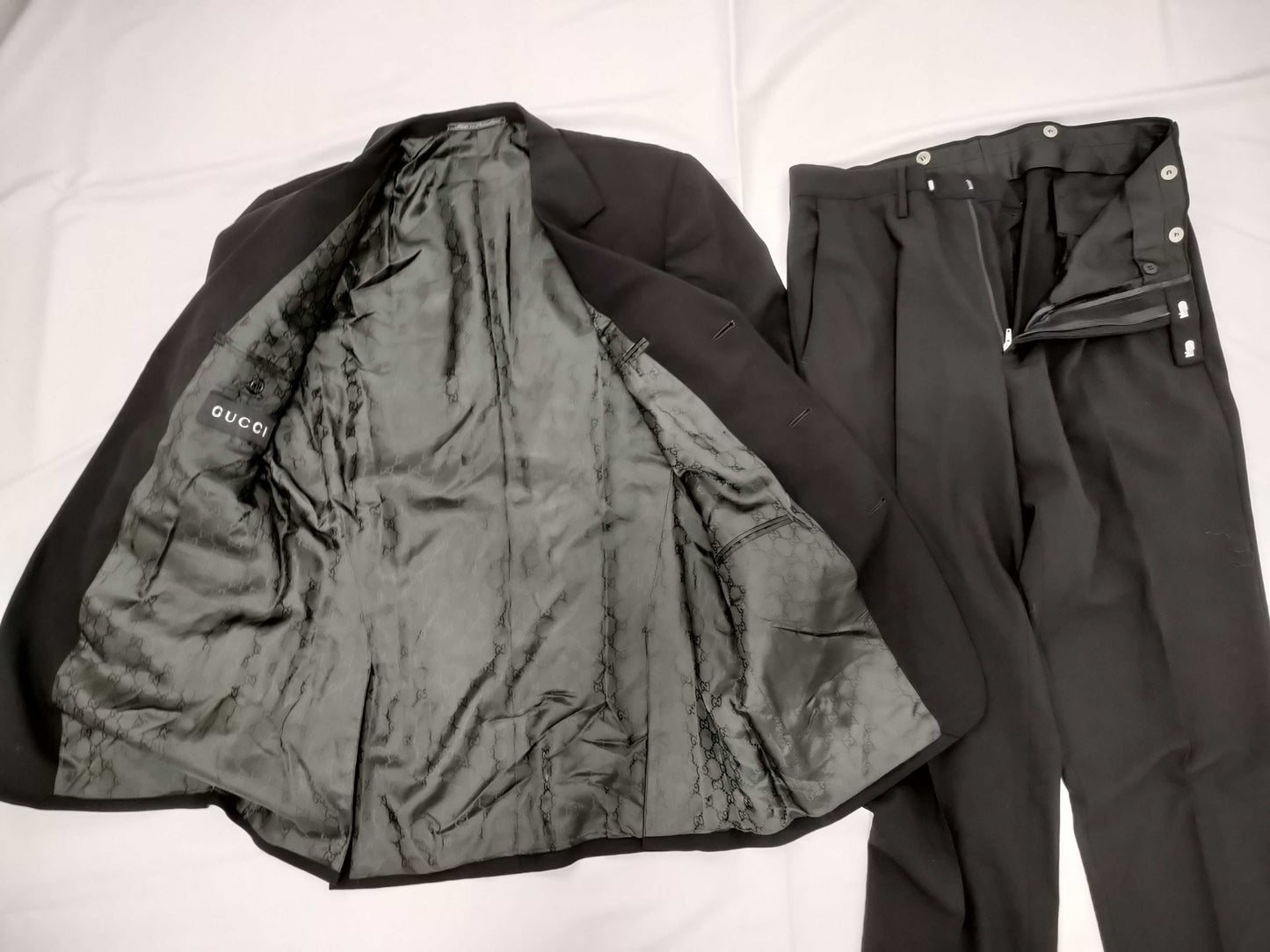 GUCCI Suit Set with GG Pattern Jacket