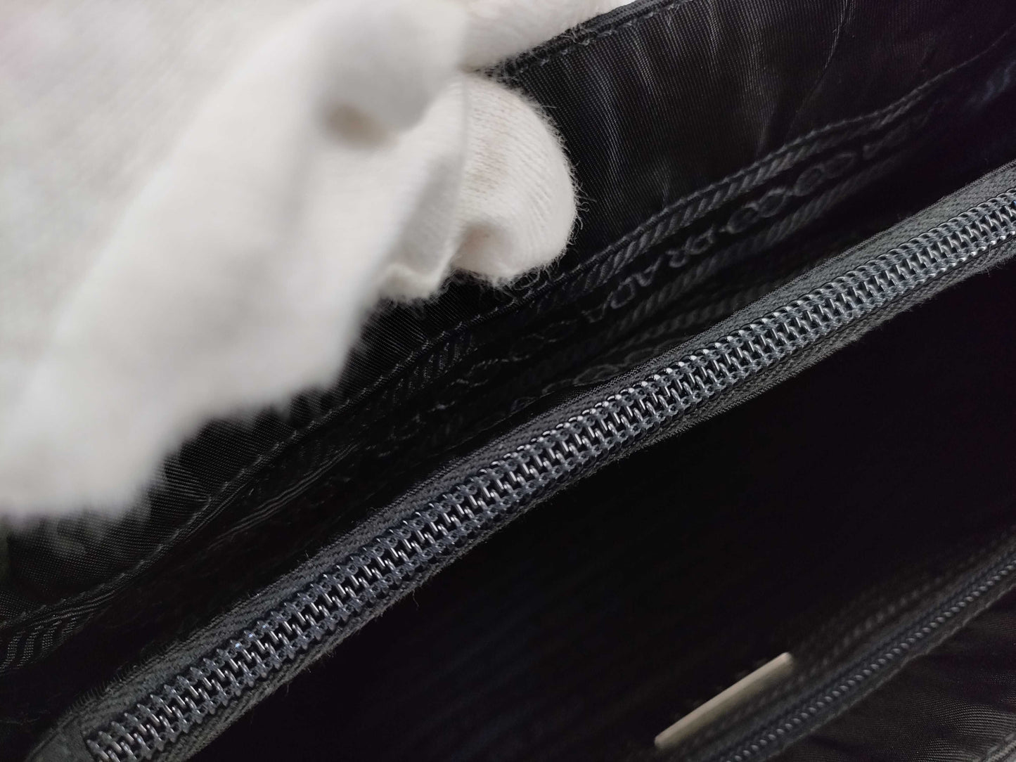 PRADA Nylon Tessuto City Black Handbag
