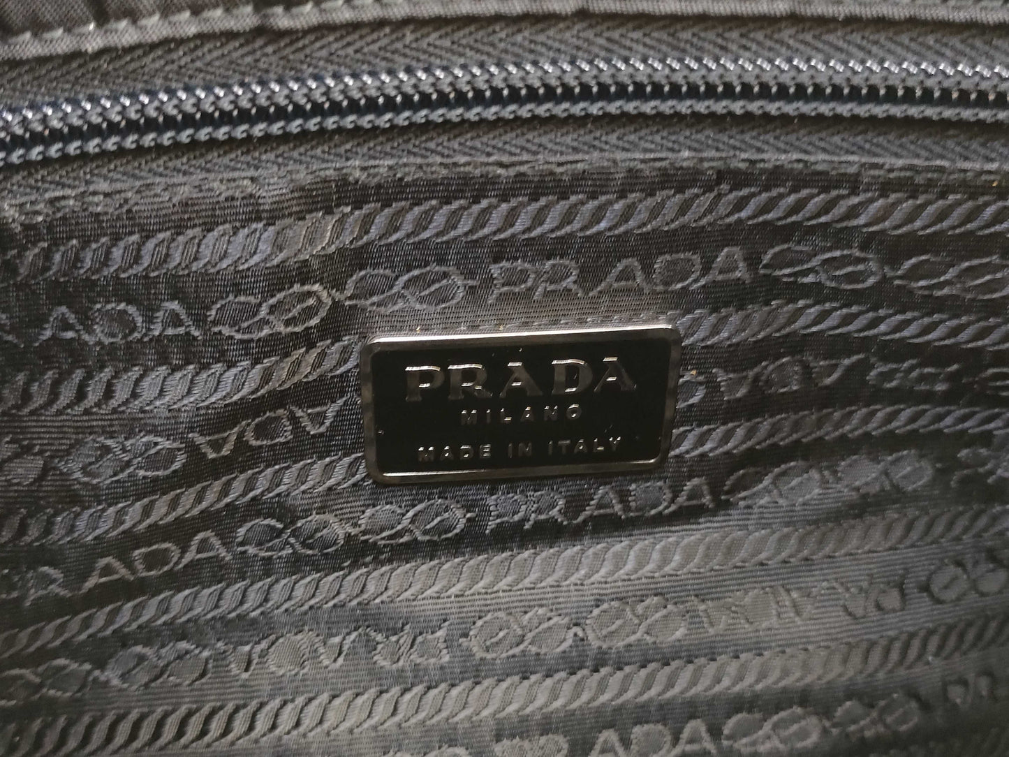 PRADA Nylon Tessuto City Black Handbag