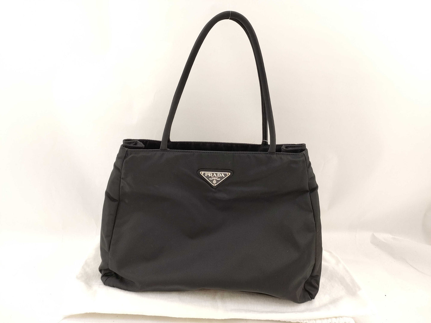 PRADA Nylon Tessuto City Black Handbag