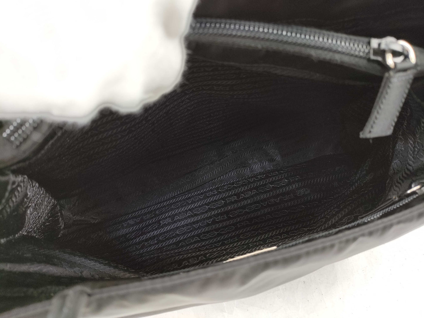 PRADA Nylon Tessuto City Black Handbag