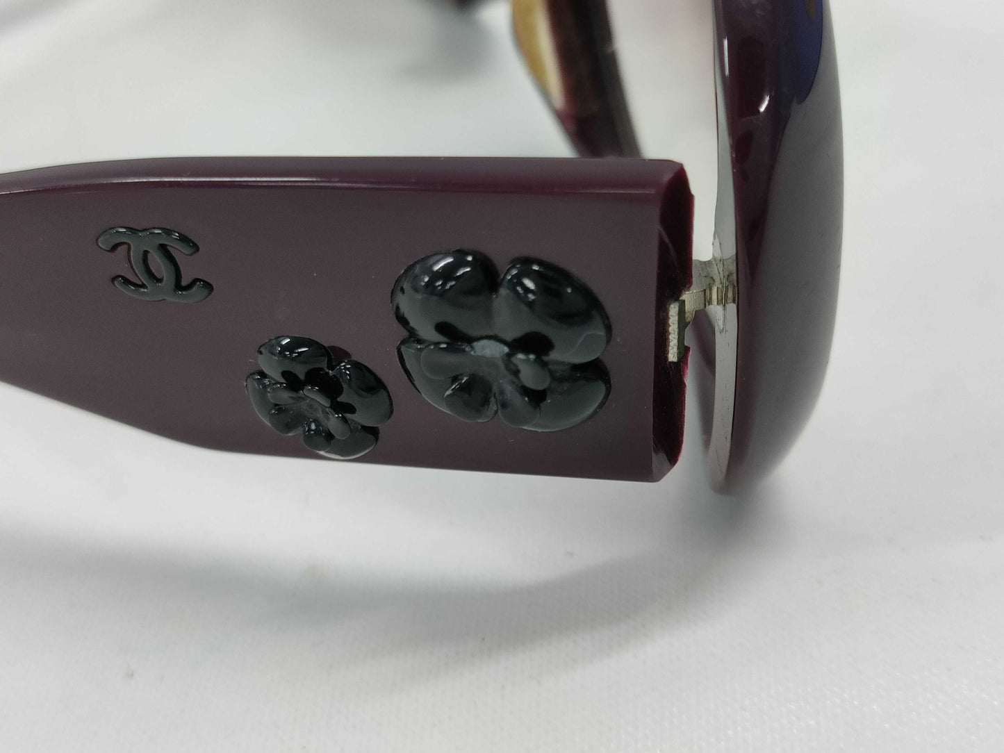 CHANEL Camellia 56□16 Sunglasses/Glasses