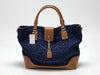 GUCCI Jackie Straw Tote Bag