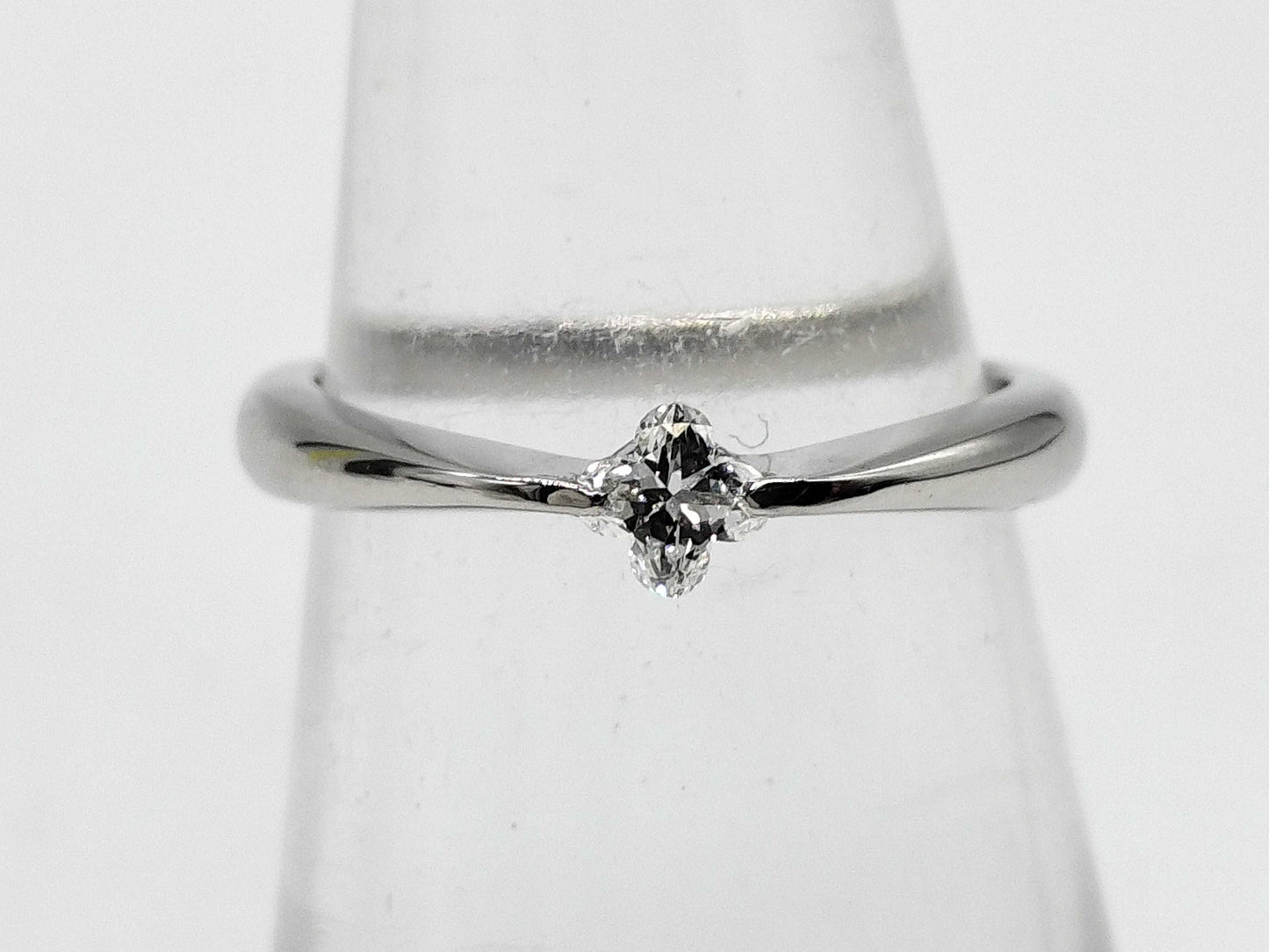 D0.208ct Pt900 3.6g Ring