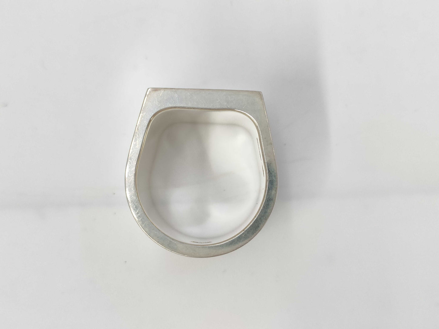 GUCCI SV925 Stamp Ring