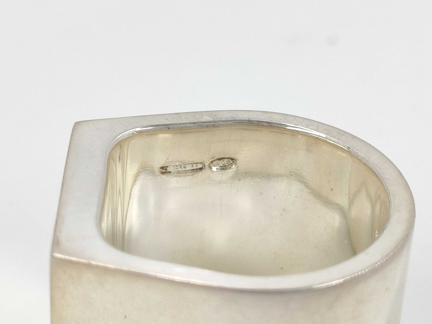 GUCCI SV925 Stamp Ring