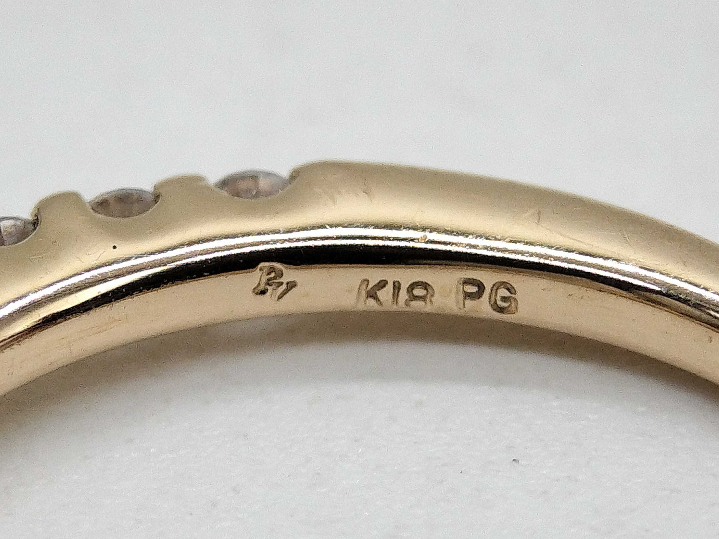 Ponte Vecchio D 0.30ct K18PG 2.0g Ring