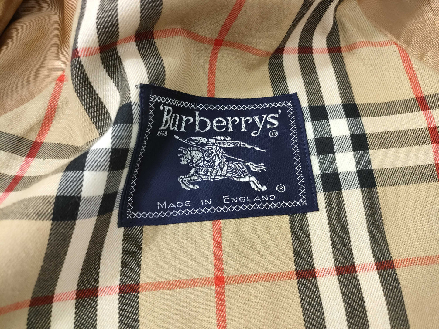 Burberrys Nova Check Trench Coat