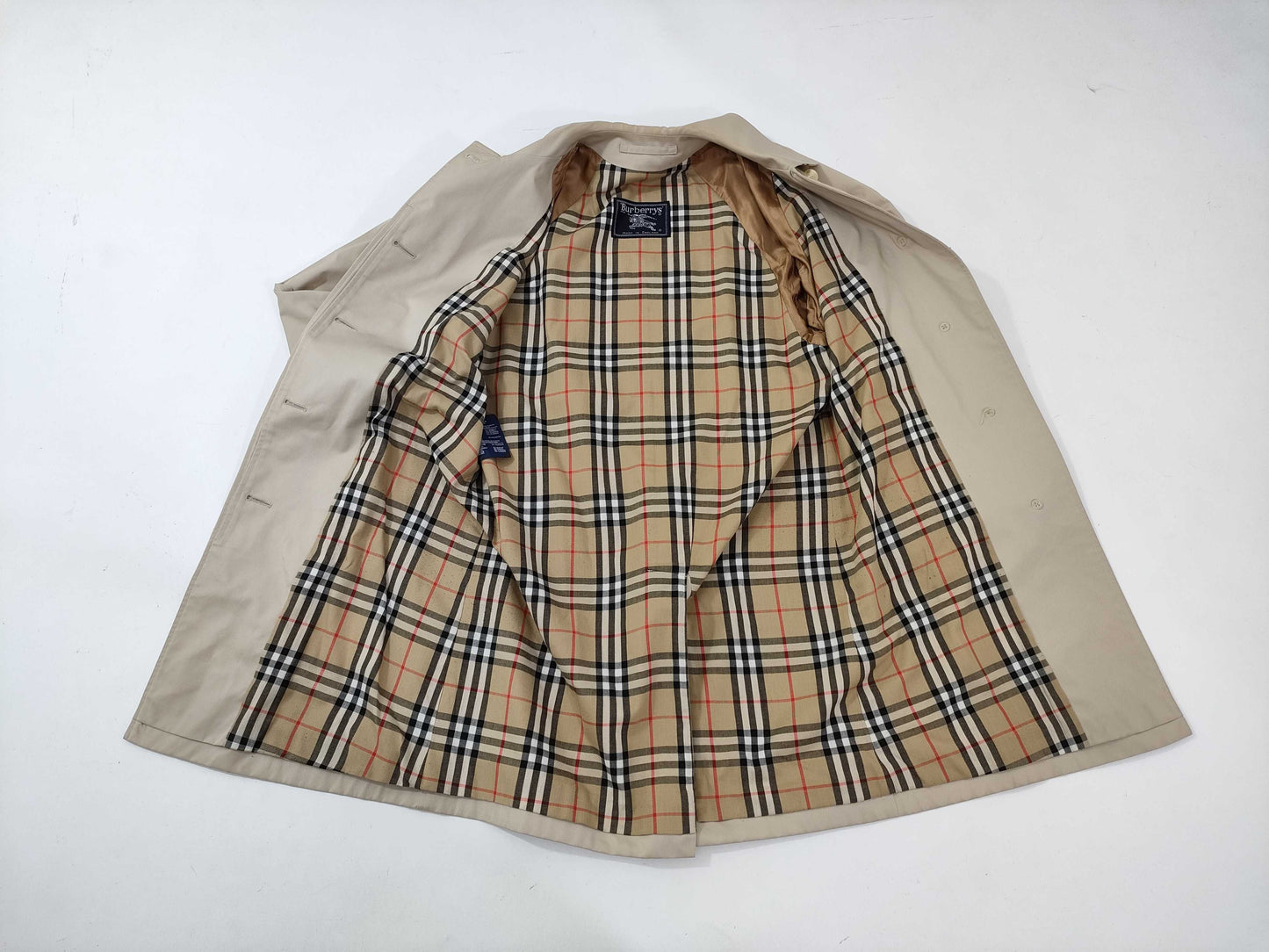 Burberrys Nova Check Trench Coat