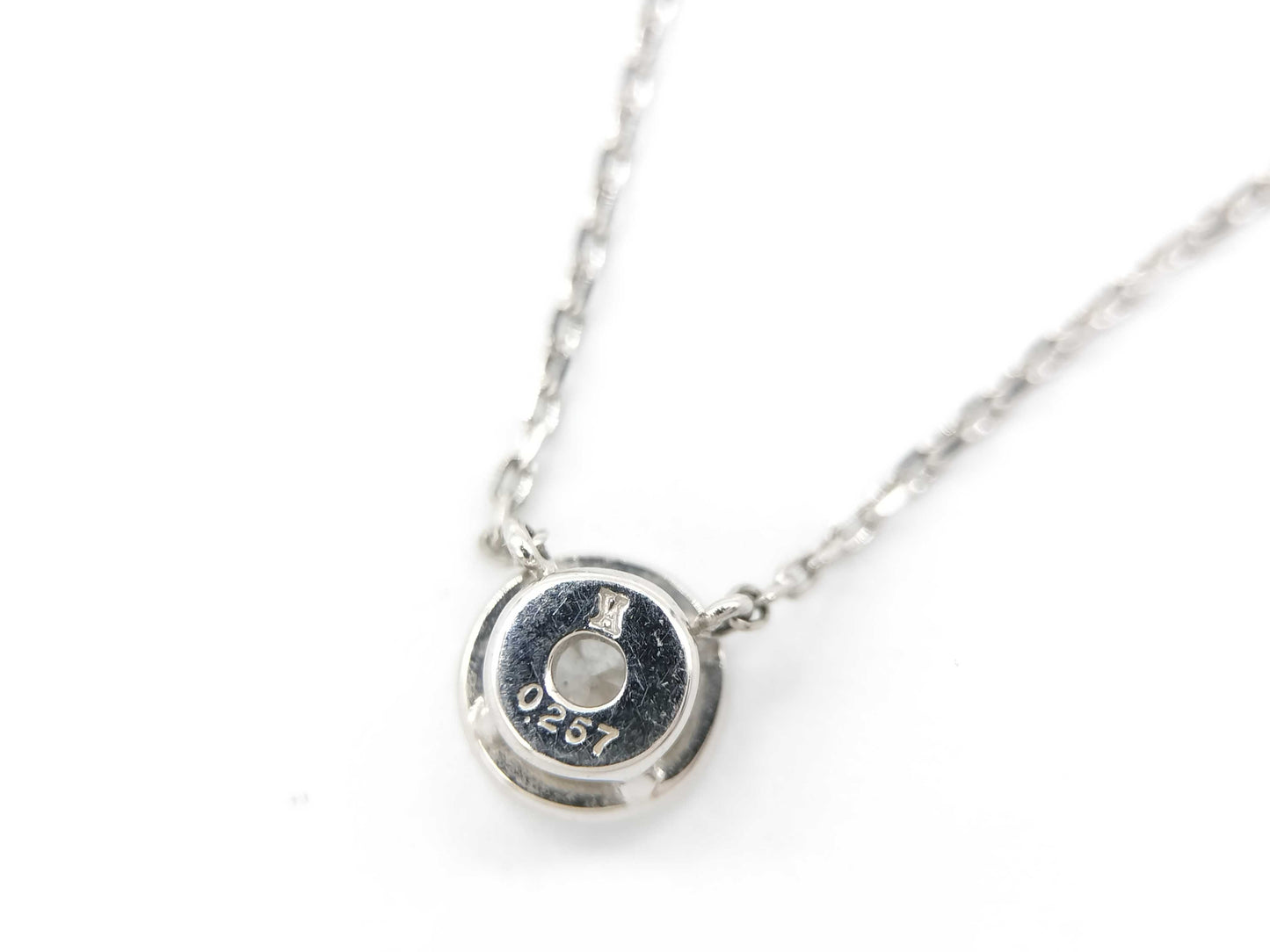 Vendome Aoyama D0.257ct PT950/850 2.4g Necklace