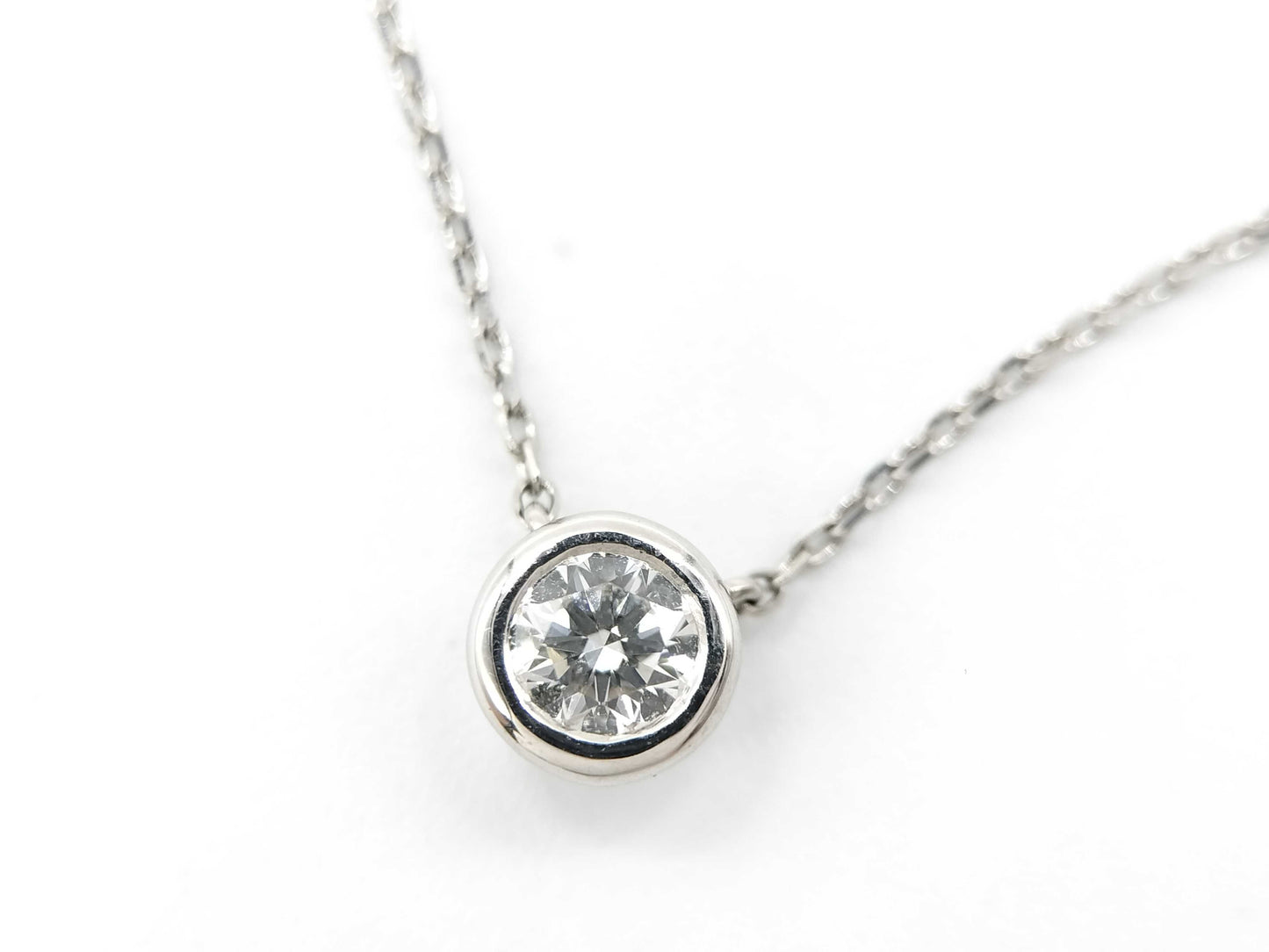 Vendome Aoyama D0.257ct PT950/850 2.4g Necklace