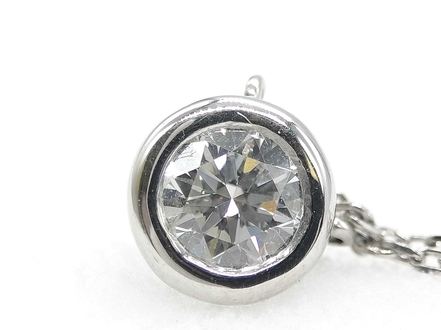 Vendome Aoyama D0.257ct PT950/850 2.4g Necklace