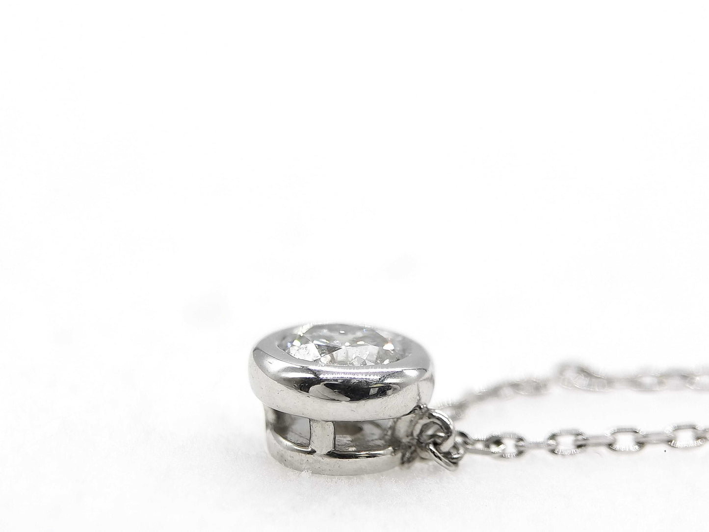 Vendome Aoyama D0.257ct PT950/850 2.4g Necklace