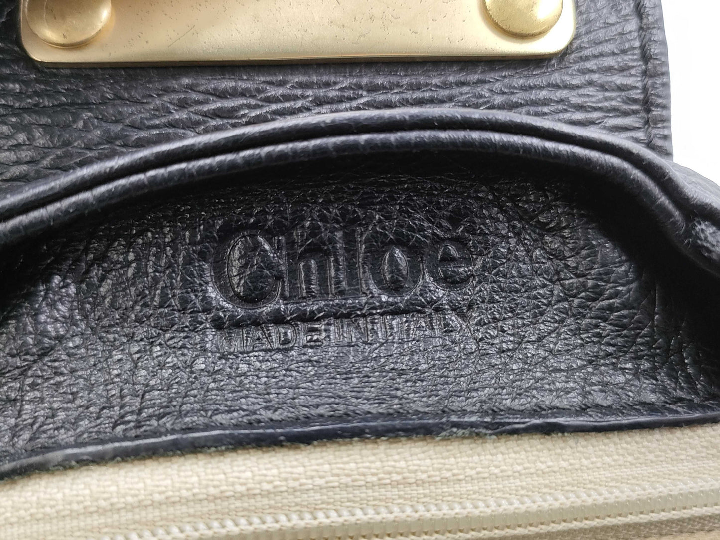 Chloe Gold Hardware Tote Bag