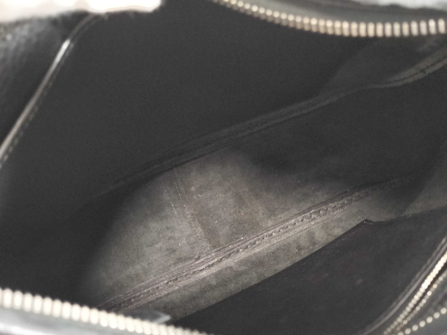 HERMES Trim 31 □B Taurillon Silver Hardware Tote Bag