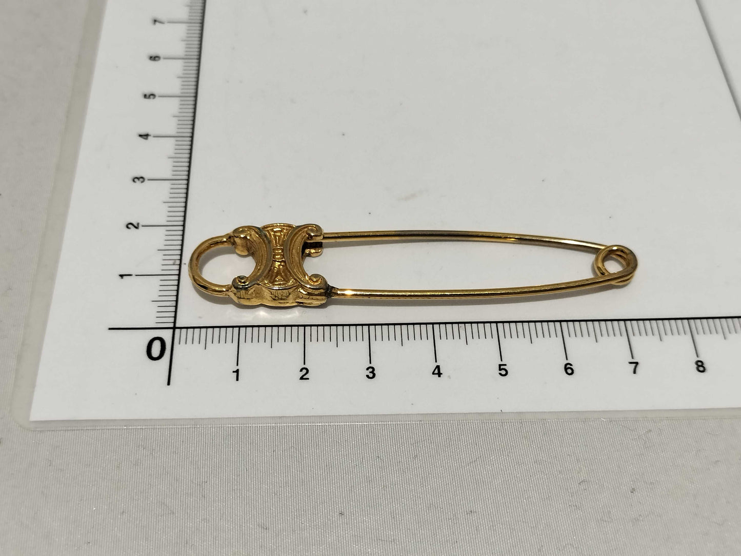 CELINE Triomphe pin brooch