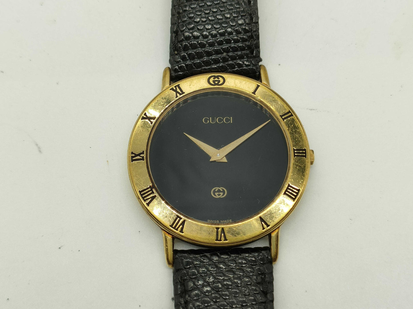 GUCCI 3100J Boys' Watch with Aftermarket Strap, Unused