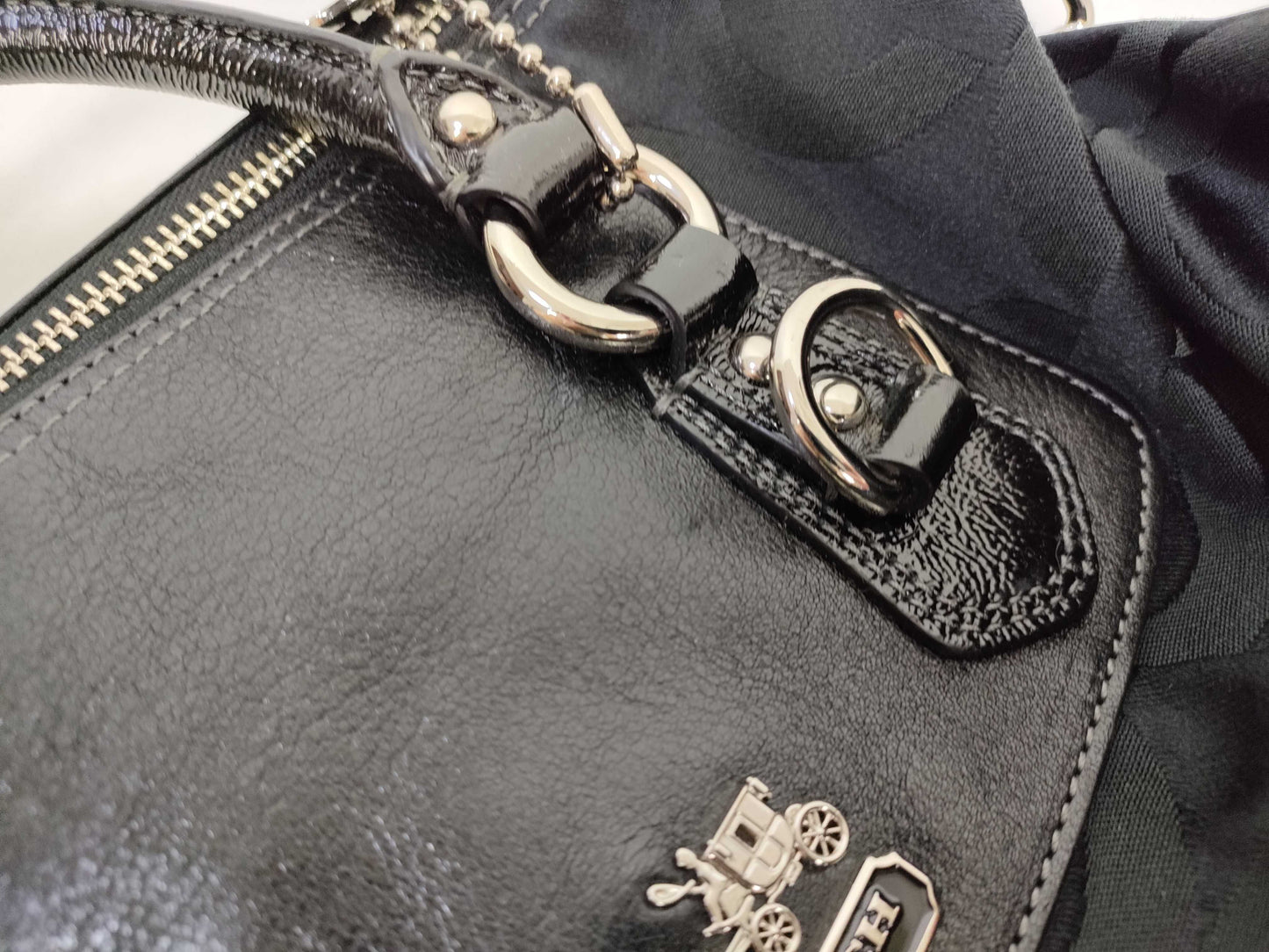 COACH Signature Leather/Op Art 4-Piece Tote Bag