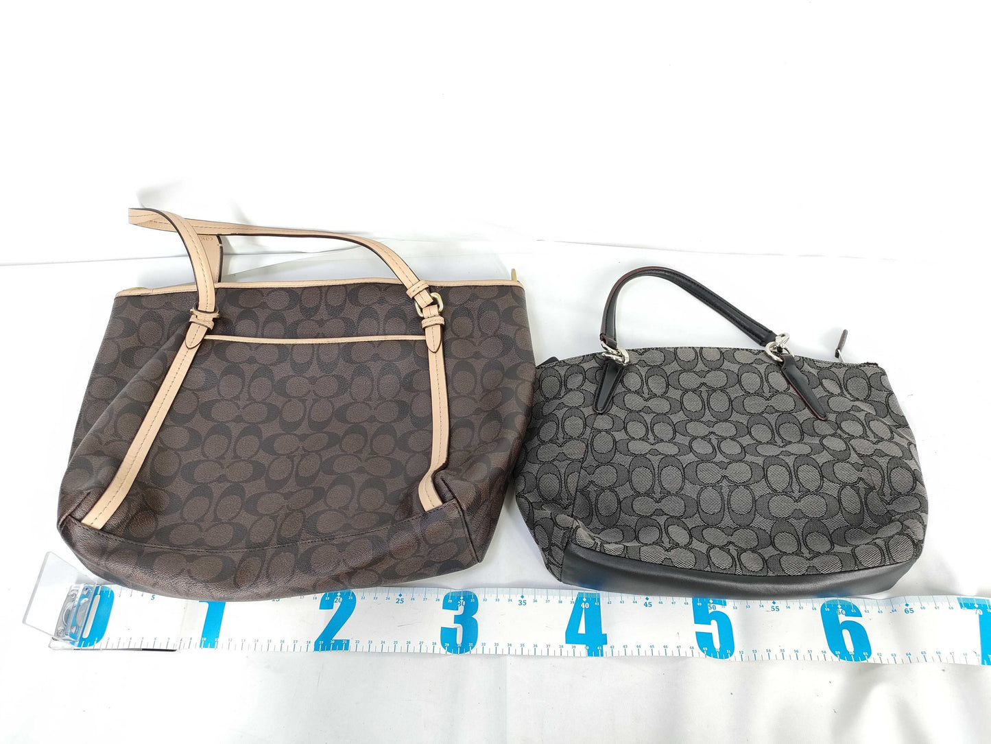 COACH Signature Leather/Op Art 4-Piece Tote Bag