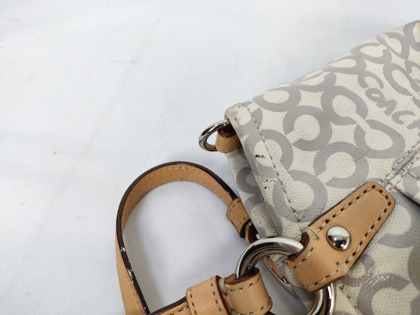 COACH Signature Leather/Op Art 4-Piece Tote Bag