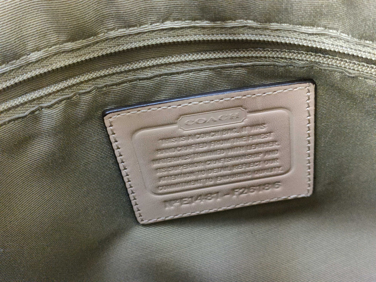 COACH Signature Leather/Op Art 4-Piece Tote Bag