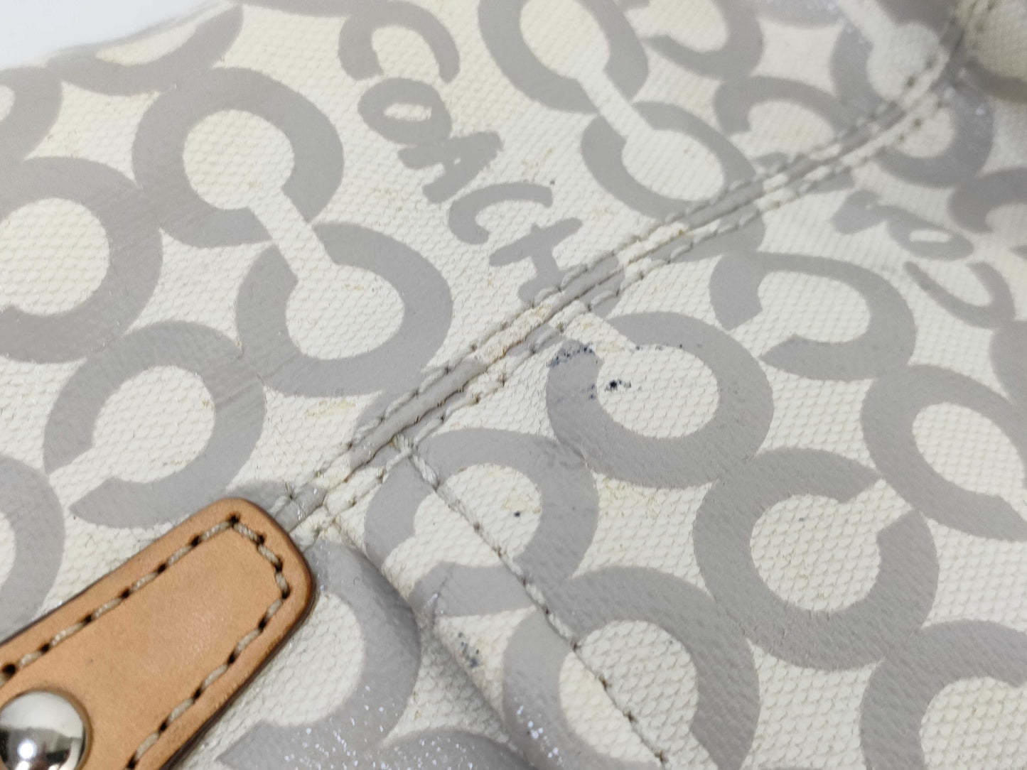 COACH Signature Leather/Op Art 4-Piece Tote Bag