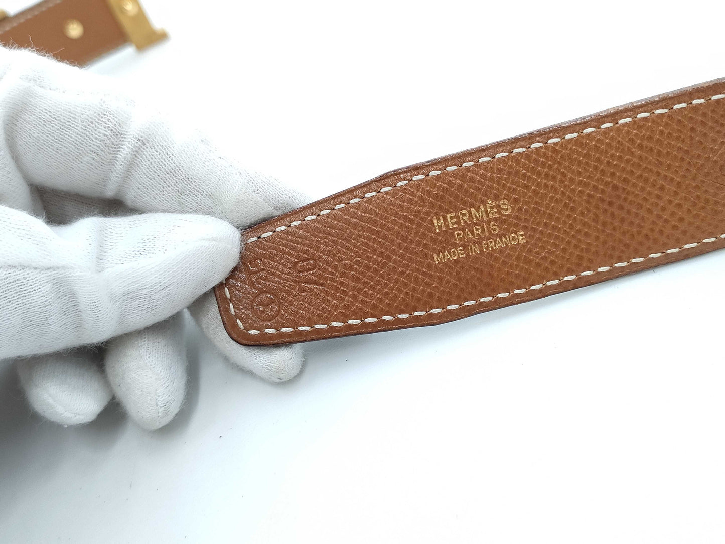 HERMES Constance 〇Y Stamp 70cm Belt
