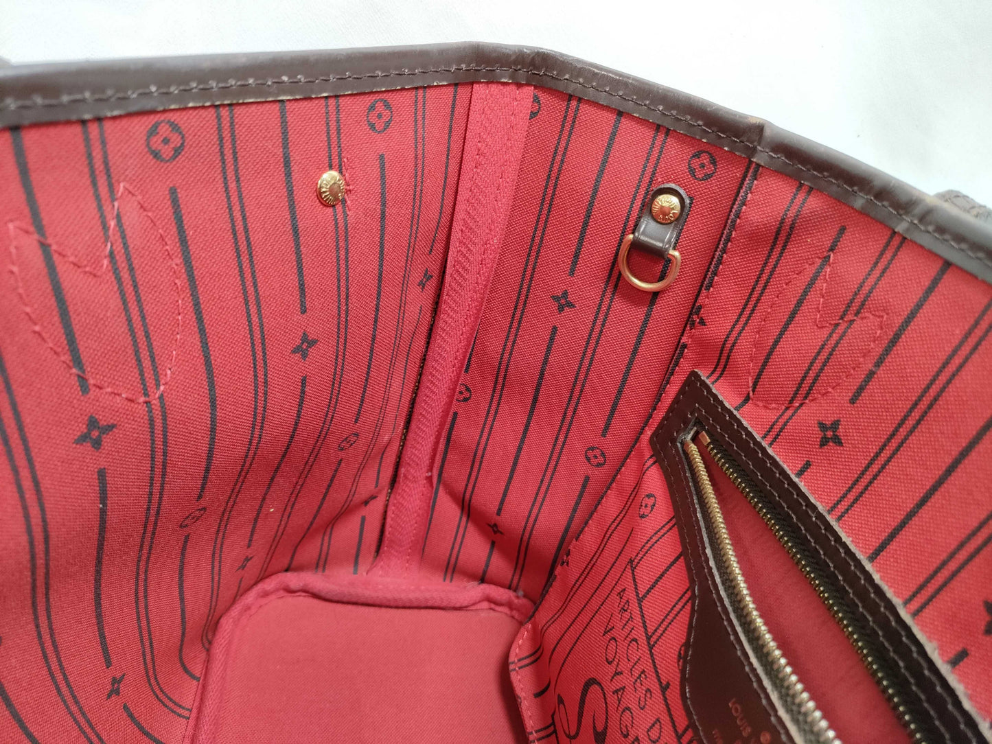 LOUIS VUITTON N51109 Damier Neverfull PM Handbag