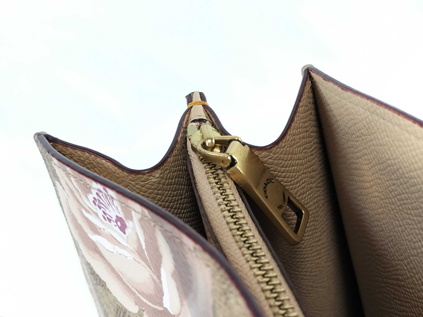 COACH Signature Floral Tote Bag Handbag
